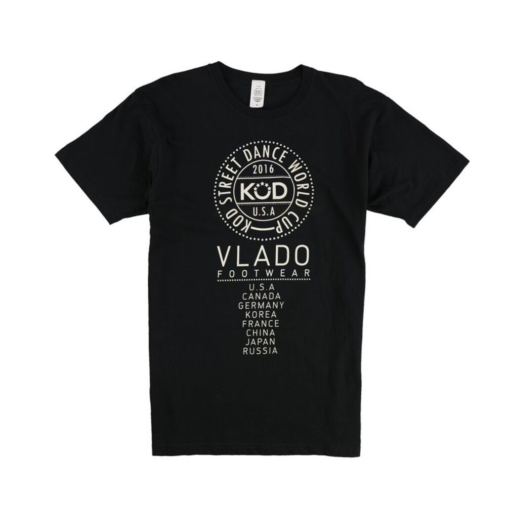Vlado Mens Kod Street Dance World Cup Graphic T-Shirt, NWT